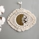 thumbnail image 1 of Macramé Fringe espejo colgante de pared Boho espejo decorativo geométrico para living Room dormitorio de dormitorio decoración de F Macarena Tapiz de Macramé Espejo, 1 of 7