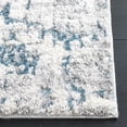 thumbnail image 3 of Safavieh Ravine Atanas Abstract Shag Runner Rug, Blue/Ivory, 2'2" x 8', 3 of 10