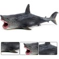thumbnail image 4 of Juguetes de tiburón grandes Megalodon, figura de tiburón de animales oceánicos surtidos de plástico, criatura marina realista, juguete cognitivo, figura de tiburón para regalo de colección, juguete de, 4 of 6