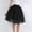 X-44Black, variant on Womens Skirt High Waist Solid Color Knee Length Mesh Layered Fashion Comfortable Midi Tutu Skirt For Party Army Green Xxl