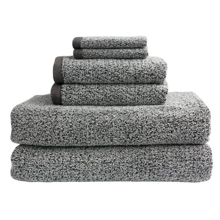 Everplush Diamond Jacquard 6 Piece Towel Set