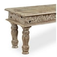 thumbnail image 3 of Driftwood Carved Bench, 3 of 3