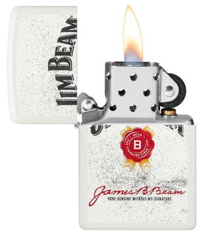Zippo Lighter - Customized Engraved Message on Windproof Jim Beam 46306
