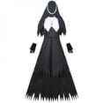 thumbnail image 1 of Daxin Halloween Costume for Adults,Party Home Cosplay Nun Decorations Indoor Outdoor Decor Accessories, 1 of 5