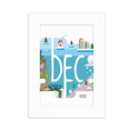 thumbnail image 1 of December Month Season Illustration Desktop Photo Frame Picture Display Decoration Art Painting, 1 of 3