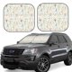 thumbnail image 1 of Fotbe Flower Rabbit Juego de 2 Piezas de Parasoles para Parabrisas | Bloqueador Solar para Auto | Accesorios Plegables para Protección Solar Interior-Large, 1 of 6
