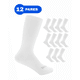 thumbnail image 1 of Fruit ot the Loom Calceta Escolar para Niña, Talla Chica, Color Blanco, 12 Pares, 1 of 7