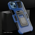 thumbnail image 1 of SaniMore for iPhone 14 Plus Multi-Functional Magnetic Case, Rugged PC Back with Car Mount & 360° Rotating Kickstand Military Grade Shockproof Protective Case for iPhone 14 Plus, Blue, 1 of 8