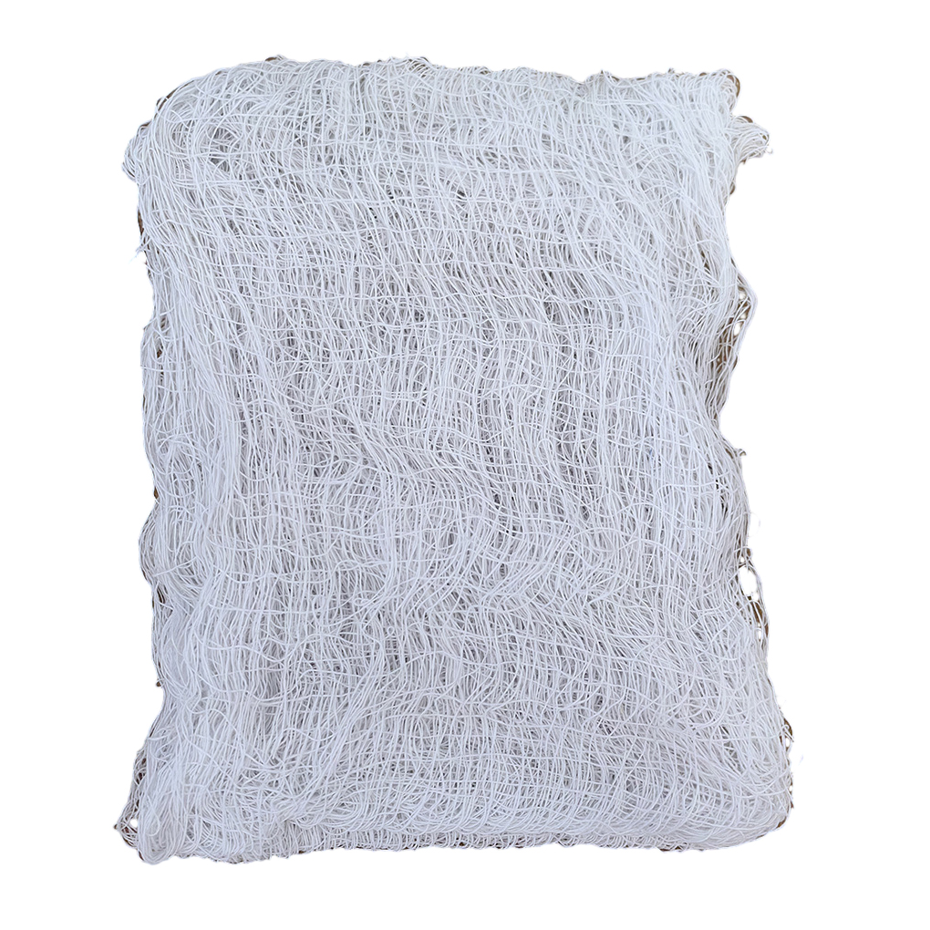 Décorations Halloween - Tissu Gaze Blanc 76x183 Cm - Effet Maison Hantée, Trous Usés, Réutilisable