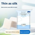 thumbnail image 2 of SharkTRUE 200 Pcs Compresses Humides en Coton Ouverture Extensible pour le Visage Hydratant, 2 of 8