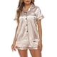 thumbnail image 3 of Women Loungewear Satin Pajamas Women Polyester Fiber With Chest Pocket For Woman For Household ANGGREK Ropa, 3 of 6