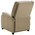 thumbnail image 4 of vidaXL Chaise de Massage Électrique Cappuccino Similicuir, 4 of 5