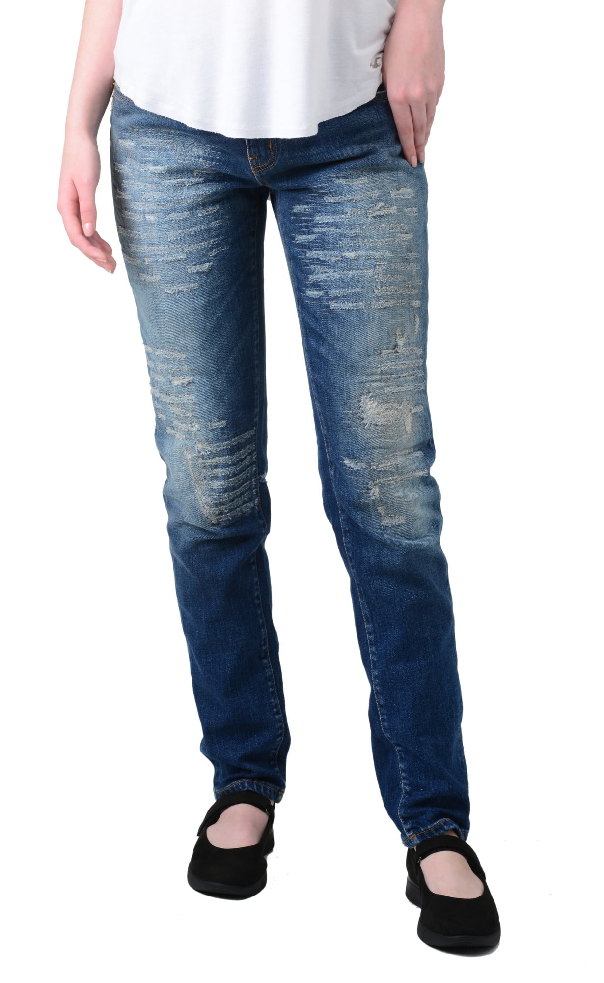 roberto cavalli sandblasted jeans