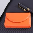 thumbnail image 2 of Shisuyan 1 Pce Porte-Affaires Simple PU Portable Porte-Nom (Orange), 2 of 8