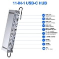 thumbnail image 3 of El extensor de interfaz múltiple USB es adecuado para la estación de acoplamiento 11 en 1 para portátiles MacBook, Apple y Huawei, 3 of 8