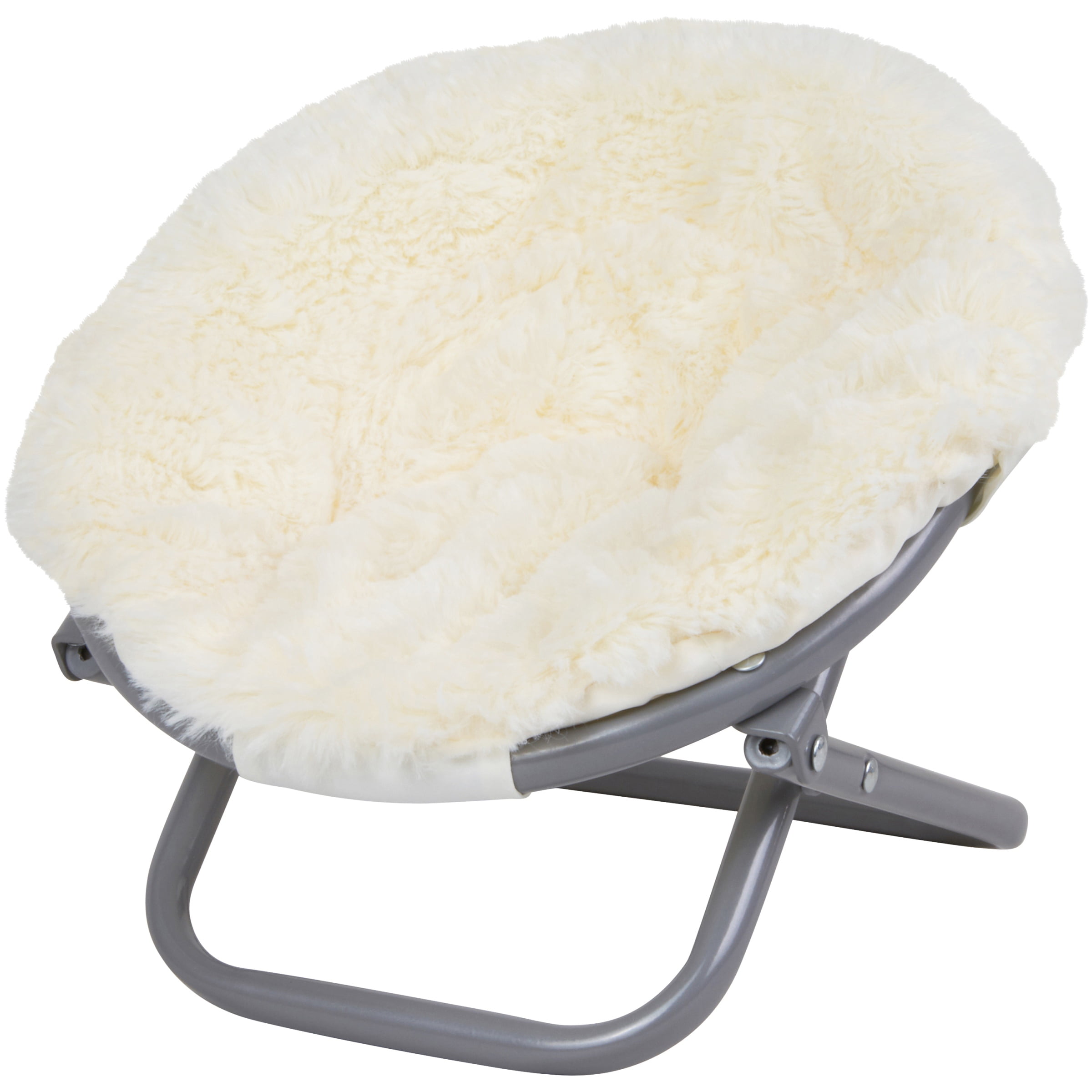 My Life As Fluffy Saucer Chair White For 18 Dolls Walmart Com