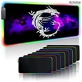 thumbnail image 1 of MSI Dragon-alfombrilla de ratón con luz LED para juegos, cubierta de teclado grande RGB, Base de goma antideslizante, alfombrilla de escritorio XL para PC LIUWENJING unisex, 1 of 2