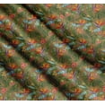 thumbnail image 3 of Soimoi Cotton Voile Fabric Tropical Leaves,Plumeria & Heliconia Floral Fabric Prints by Yard 56 Inch Wide, 3 of 7