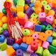 thumbnail image 3 of Cuentas de cordones Montessori para niños pequeños, enhebrado educativo de juguete, juguetes de entrenamiento DIY, regalo para niños pequeños, 2023, 3 of 4