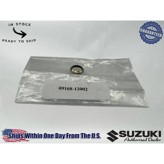 Suzuki Genuine OEM Authentic 12MM Drain Plug Crush Washer 09168-12002