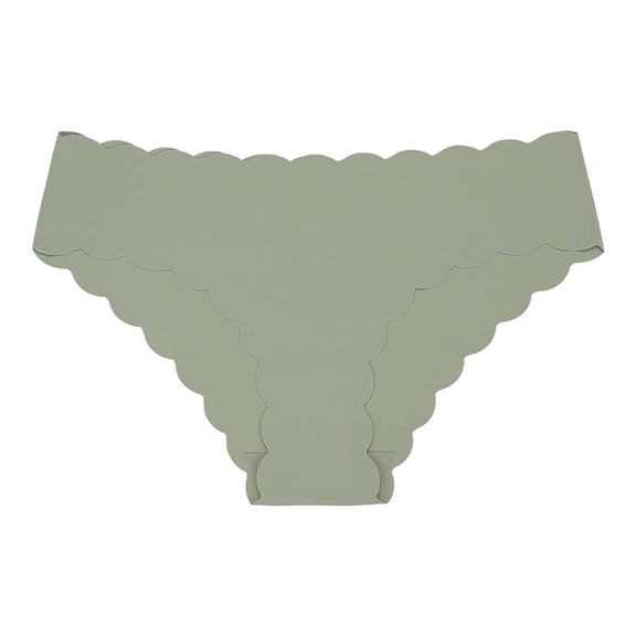 Bigersell Women's Bikini Panties Clearance Ladies Underwear Panties Thong Panty Style P-1173 Nylon Brief Panties Ladies Thong Underwear Briefs Mid Waist Women's Briefs Army Green S