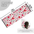 thumbnail image 5 of Yayeee Runner Rug for Bedroom 2'x6' Machine Washable Hallway Non Slip Mat, Pink Floral, 5 of 8