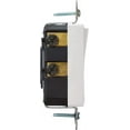 thumbnail image 4 of Leviton 5622-2W Rocker Switch Decora Double-Pole 20 Amp 120/277 VAC Self-Grounding Commercial Grade Back and Side Wired - White, 4 of 5
