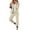 beige, variant on Busydd Suit Sets for Women Loose Comfy Formal Dress Business 2 Piece Sets for Women Casual Solid Color Blazer Pants Suits XL