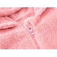 thumbnail image 4 of TUOBARR Infant Newborn Baby Girls Boys Bear Warm Thick Snowsuit Hooded Coat Jumpsuit Pink (0-24Months), 4 of 8