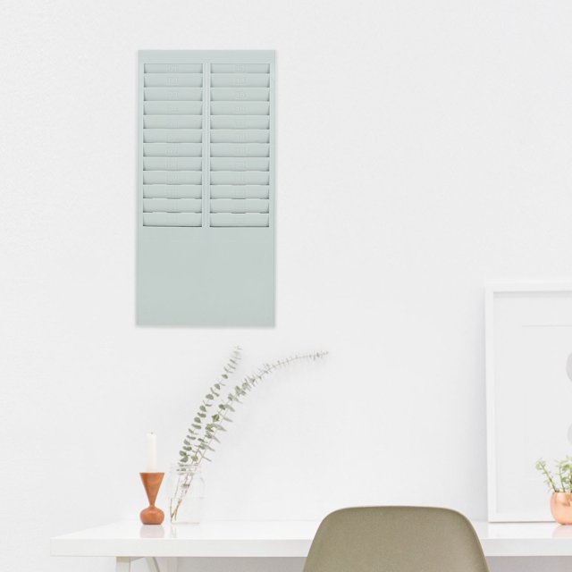 BRIGHTFUFU Organizador De Tarjetas De Asistencia Para Pared Plástico Duradero Y Elegante
