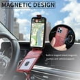 thumbnail image 6 of Zipper Wallet Case for Apple iPhone 13 Pro (Not 13), PU Leather [Card Holder Slot Handbag] with Adjustable Kickstand Flip Phone Cover for Apple iPhone 13 Pro Red, 6 of 14