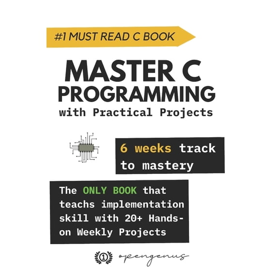 Kakbhushundi: C and C Programming Time Master C Programming with Practical Projects: 6 weeks track to mastery, Book 1, (Paperback)