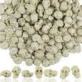 thumbnail image 3 of Blukids 50 Pcs Halloween Mini Plastic Skull Heads Miniature Figurines Skulls Heads Ornamets Halloween Decorations For DIY Halloween Crafts Home Prank Props Party Favors(White), 3 of 3