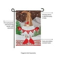 thumbnail image 3 of Evergreen Gnoel Gnome Garden Suede Flag, 3 of 5