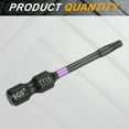thumbnail image 3 of Uxcell TT15 Torx Impact Screwdriver Bit 1/4" Hex Shank 2" Long Magnetic with Hole, 3 of 7