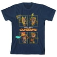 thumbnail image 4 of Minecraft Dungeons Boxed-In Characters Boy's Navy T-shirt-Medium, 4 of 5
