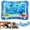 B, variant on Water Sensory Play Mat for Cats, Water Playmat Thickened Water Sensor Play Mat For Cats, Cat Water mat with Fish, Durable & Easy-Clean Playmat