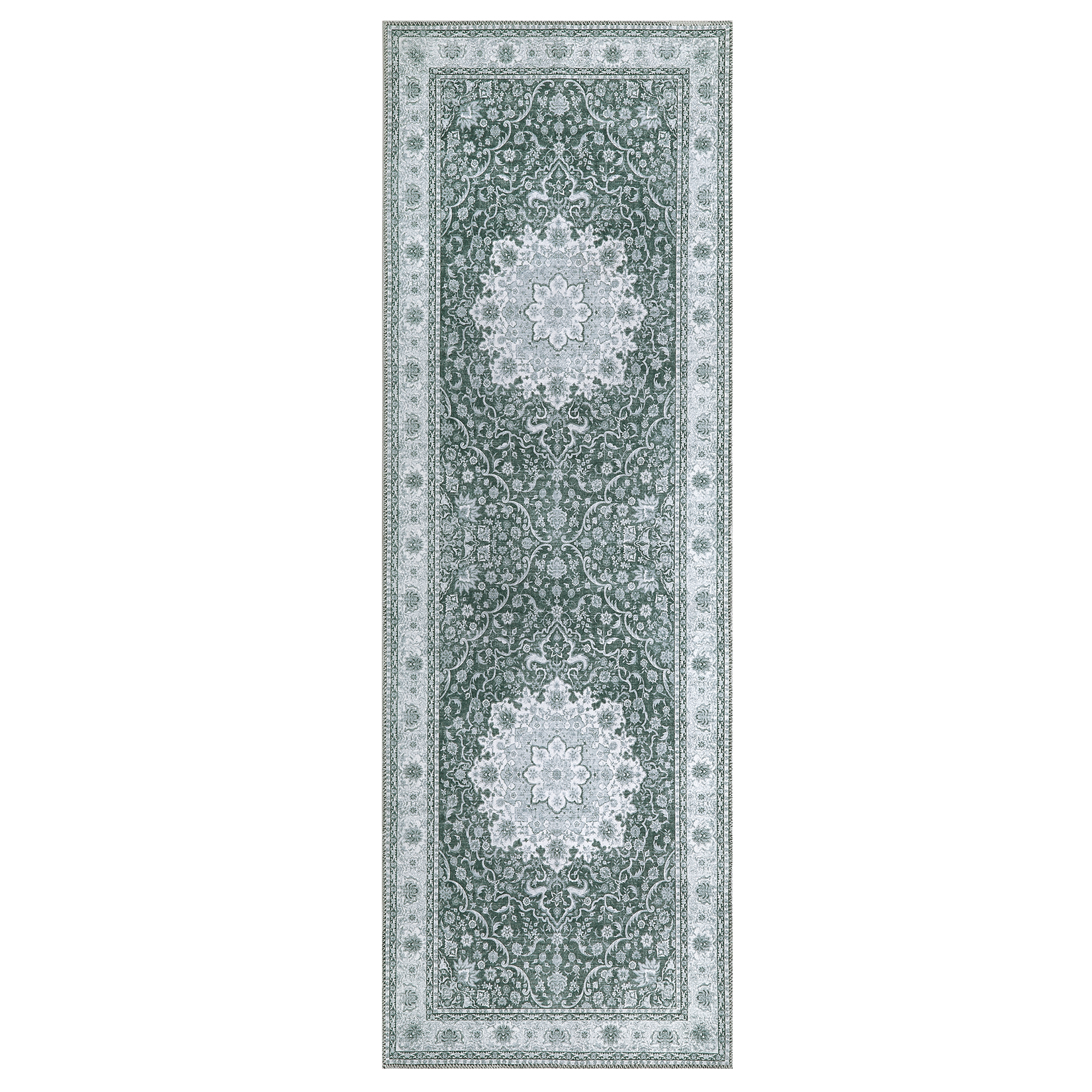 WhizMax 2' x 6' Runner Rug Floral Print Vintage Persian Runner Rug Machine Washable Runner Rug