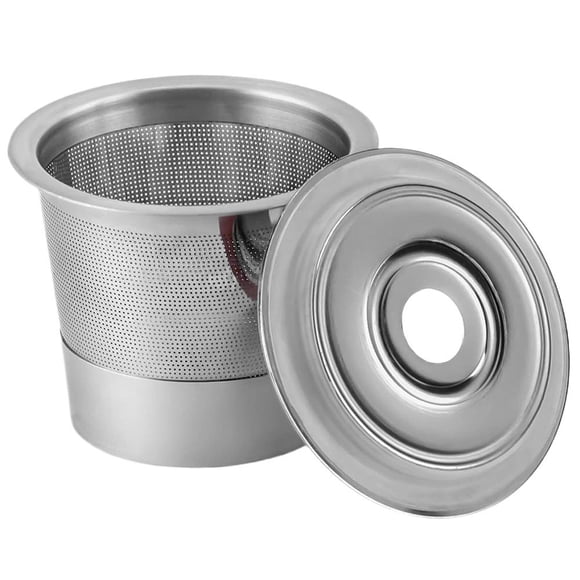 Refillable Stainless Steel K-Cup - BPA-Free Reusable Coffee Pod with Mesh Filter