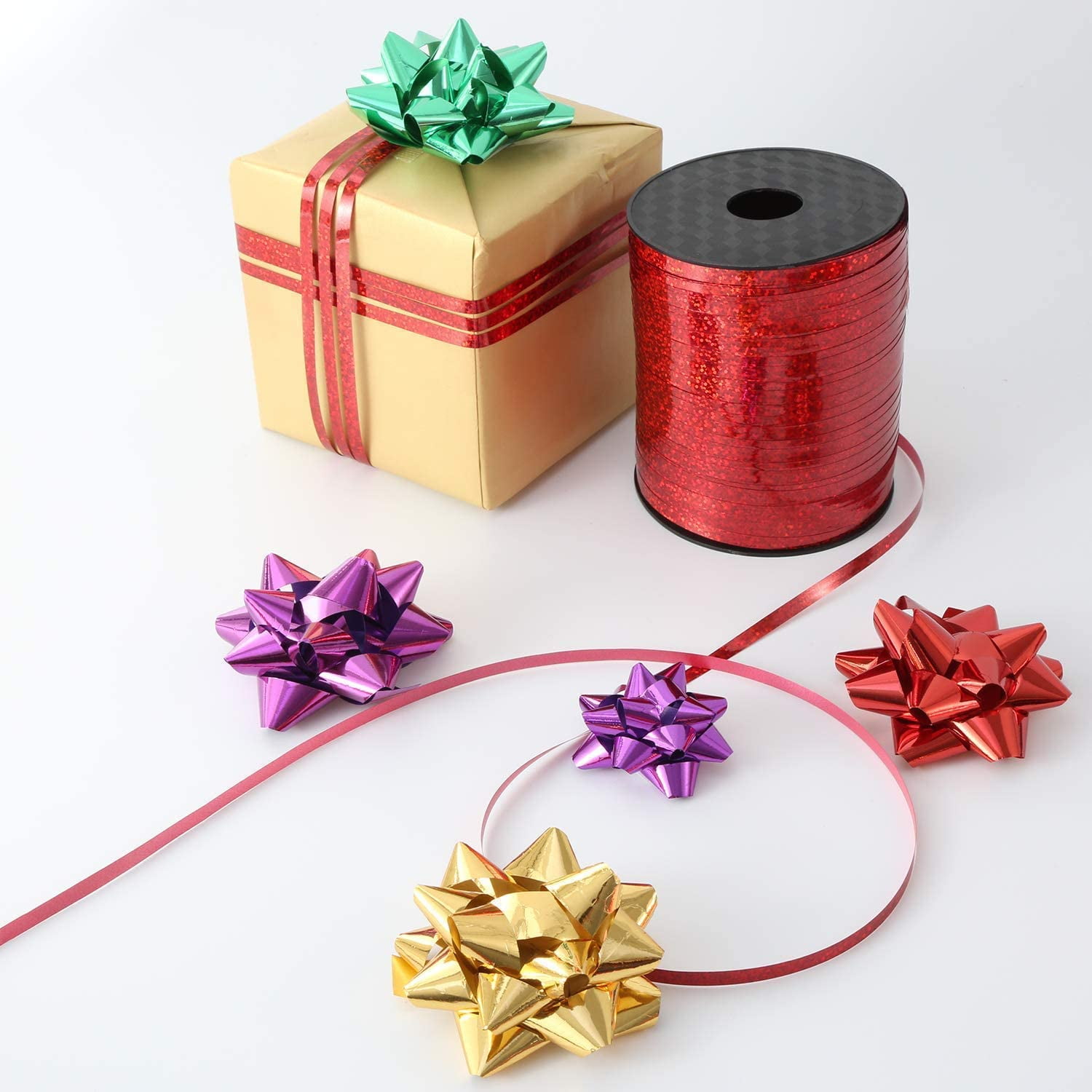 GENEMA Valentines Ribbon Curling Ribbon For Gift Wrapping Packing Ribbon