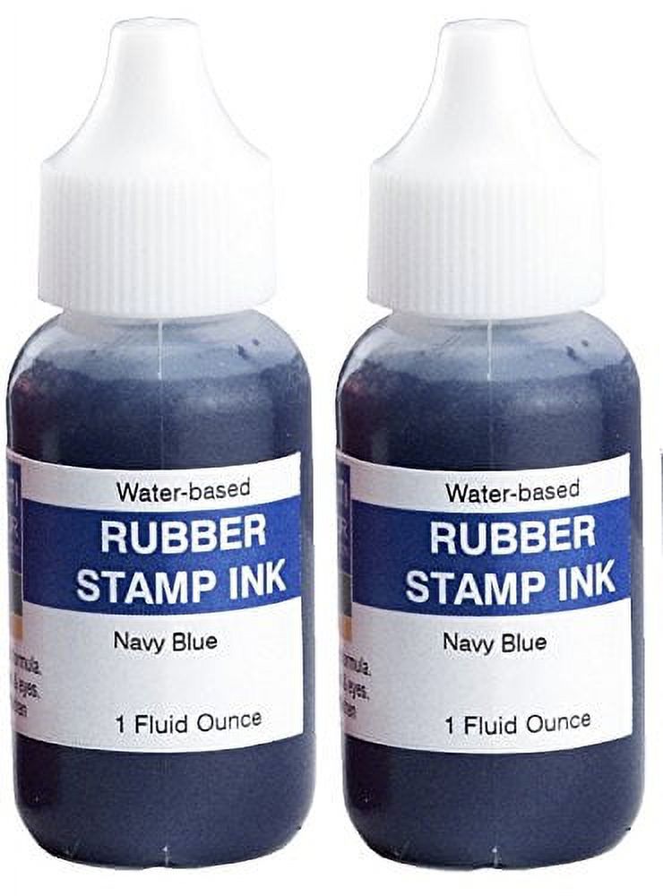 Infusion 7" x 8" Extra Large Industrial Stamp Ink Pad, Your Go to Large Stamp Ink Pad for Bright Color, Even Coverage and Durability, Navy Blue Stamp Pad