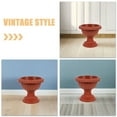 thumbnail image 3 of OUNONA pot de Fleurs Rétro Urne Jardinière PP Rouge 1 Paire pour Usage Décoratif dans les Espaces Intérieurs Extérieurs, 3 of 8