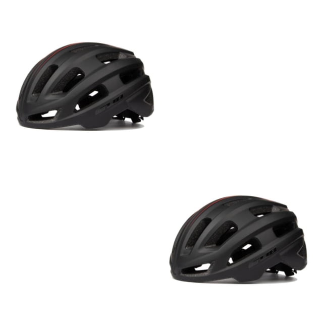 Advancent Casco de ciclismo para mujer, cascos de seguridad resistentes a los impactos, protección para la cabeza, sombrero transpirable, Negro 2piezas