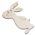 thumbnail image 3 of Pascua 10 Uds Adornos De Animales De Madera Forma De Conejito Adorno Colgante Decoraciones De Pascua, 3 of 7