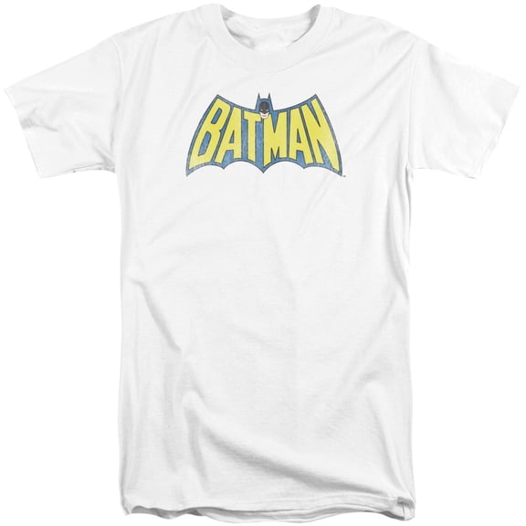 DC Comics Classic Batman Logo S/S Adult Tall White