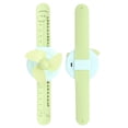 thumbnail image 3 of Tarente Compact Innovant Cartoon Montre Forme réglable Mini Kid Ventilateur USB Dragonne Règle de Charge (Vert), 3 of 8