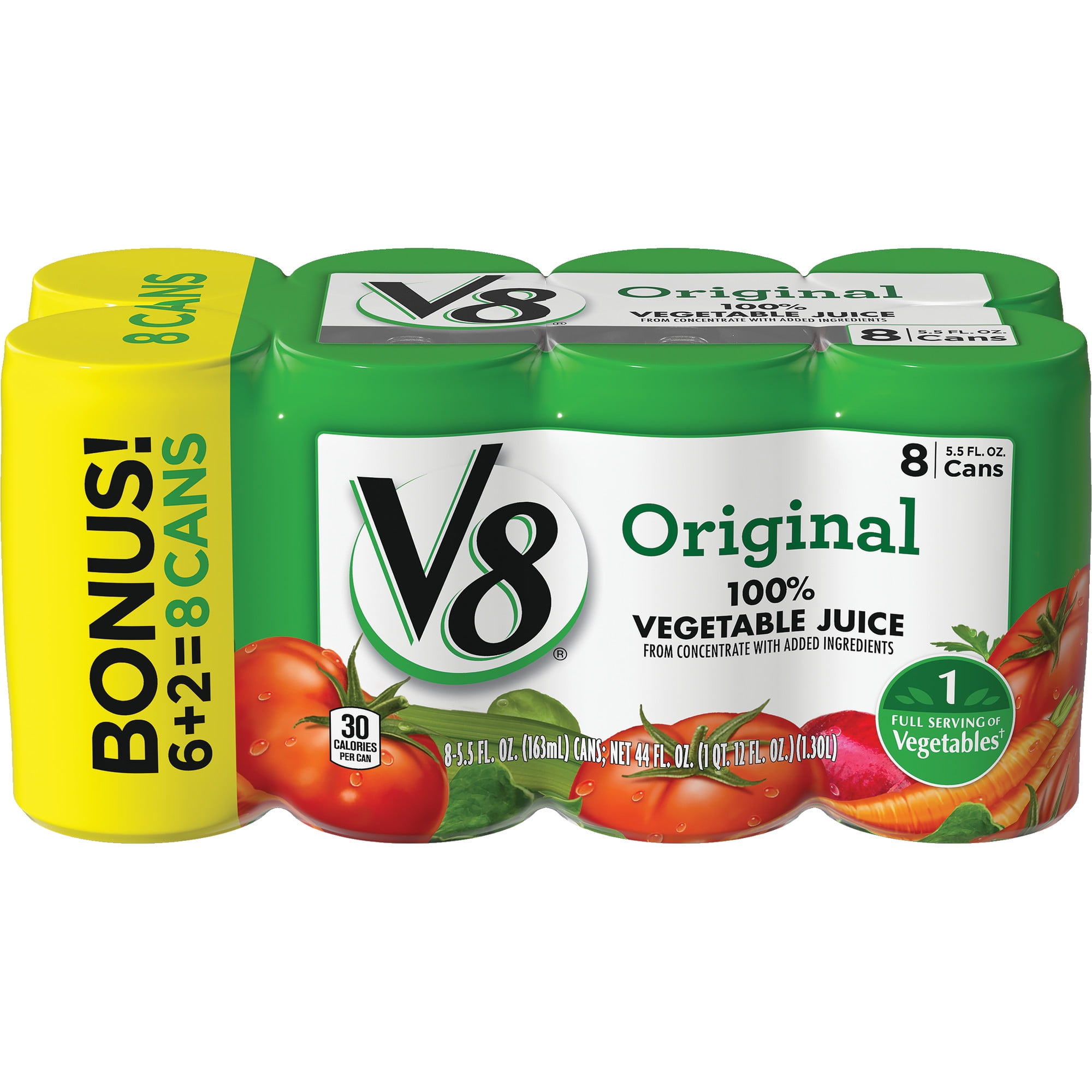 V8 Juice, Original 100 Vegetable Juice, PlantBased Drink