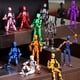 thumbnail image 2 of 1/3/6/9 piezas de robot de cambio de forma móvil con múltiples articulaciones, maniquí impreso en 3D y figuras de acción de perro, juguetes para regalo de niños, 2 of 5