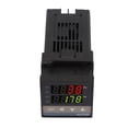 thumbnail image 2 of Kit de termostato controlador de temperatura PID LED digital REX C100 con alarma de 0℃ a 1300℃, CA 110 V-240 V, 2 of 12