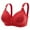 Red, variant on Minimizer Bras for Women,Women Soild Color Wireless Sports Seamless Push Up Adjustable Yoga Sleep Large Bra,Push Up Bras for Women(Size:52)